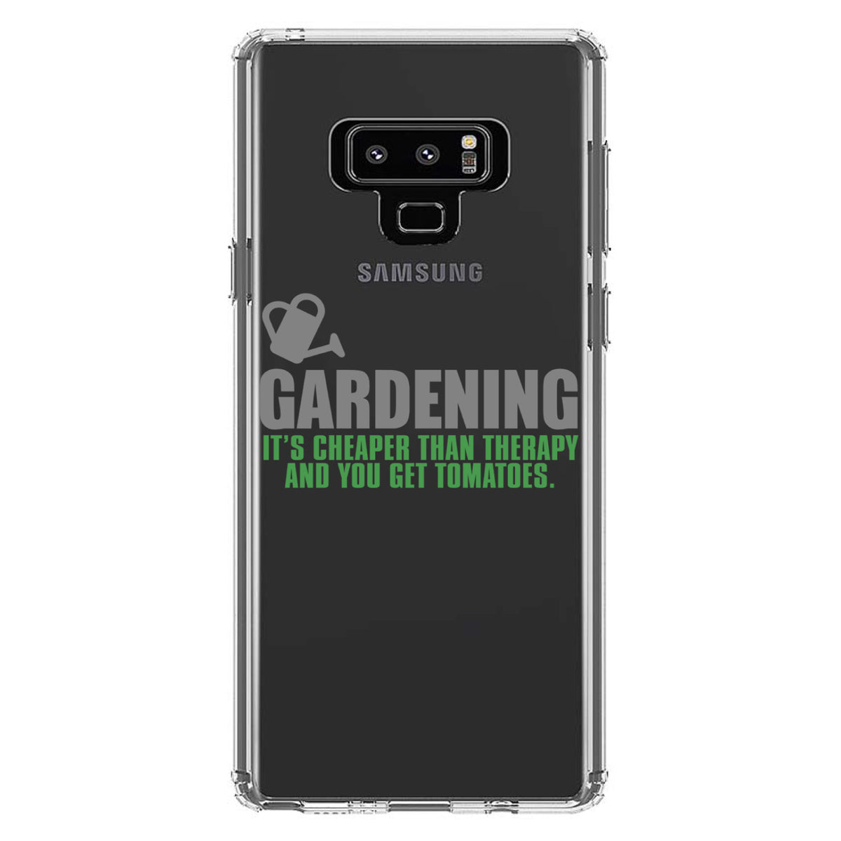Gardening, Cheaper Than Therapy & You Get Tomatoes Clear Shockproof iPhone Case, view 11