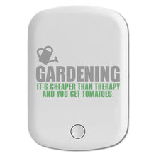 DistinctInk Magnetic Battery Pack, Wireless Portable Charger with USB-C Cable, Compatible with MagSafe iPhone 14 / 13 / 12 Series - Gardening - Cheaper Than Therapy & You Get Tomatoes