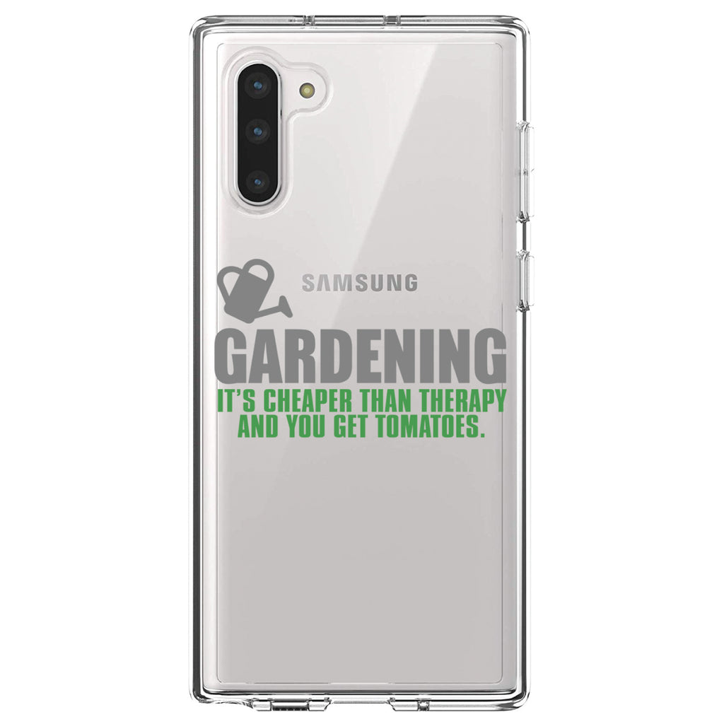 Gardening, Cheaper Than Therapy & You Get Tomatoes Clear Shockproof iPhone Case, view 9