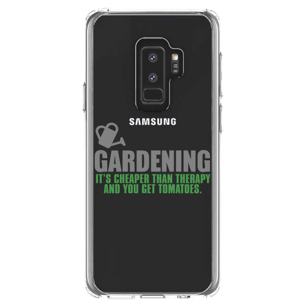 Gardening, Cheaper Than Therapy & You Get Tomatoes Clear Shockproof iPhone Case, view 20