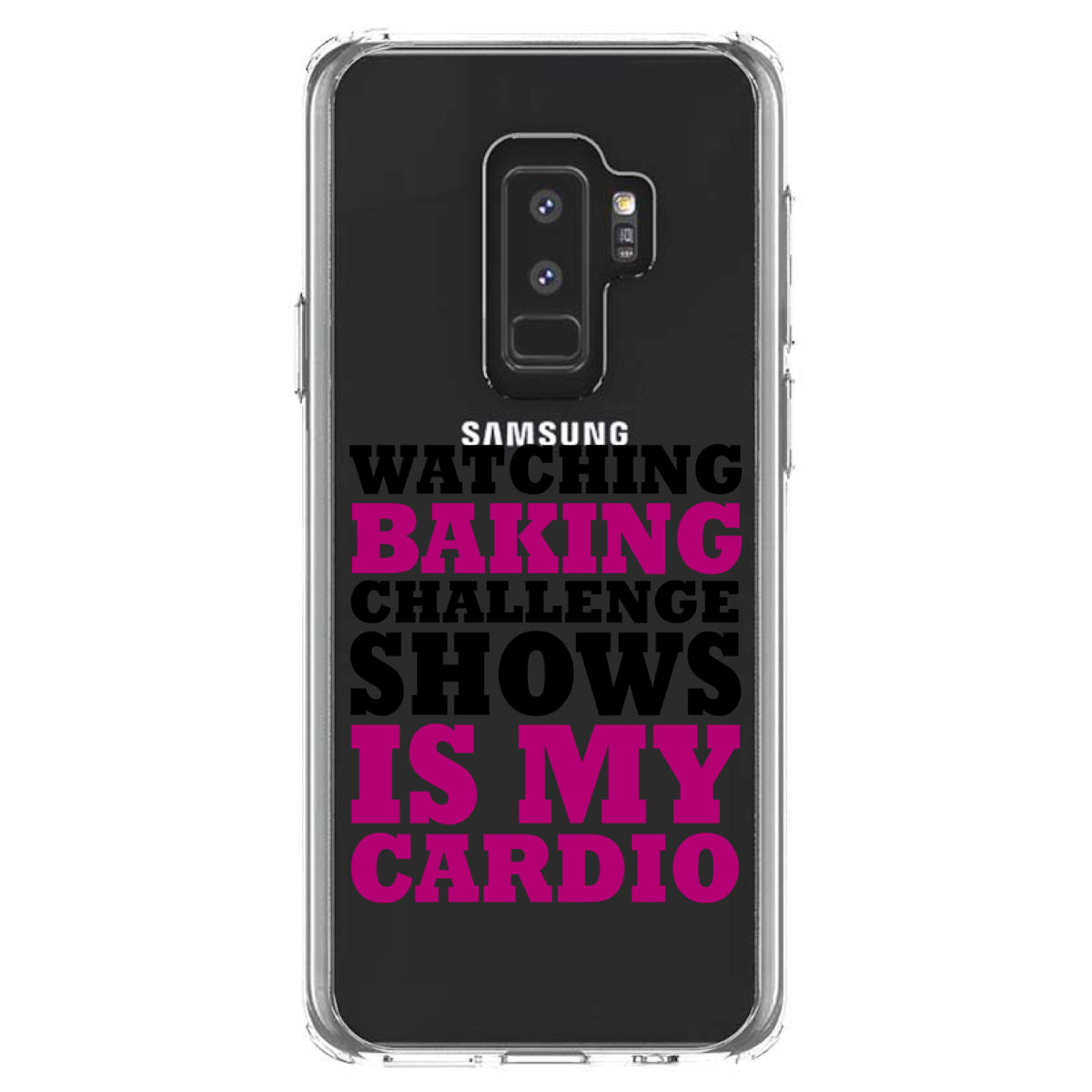 Watching Baking Shows is My Cardio Clear Shockproof iPhone Case, view 20
