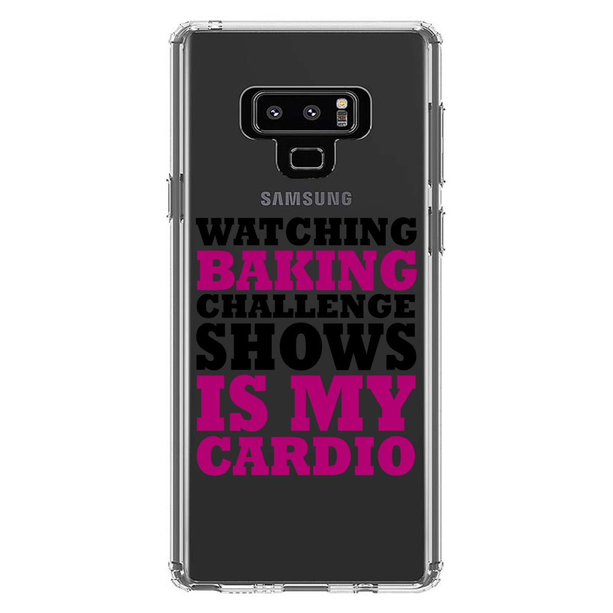 Watching Baking Shows is My Cardio Clear Shockproof iPhone Case, view 11