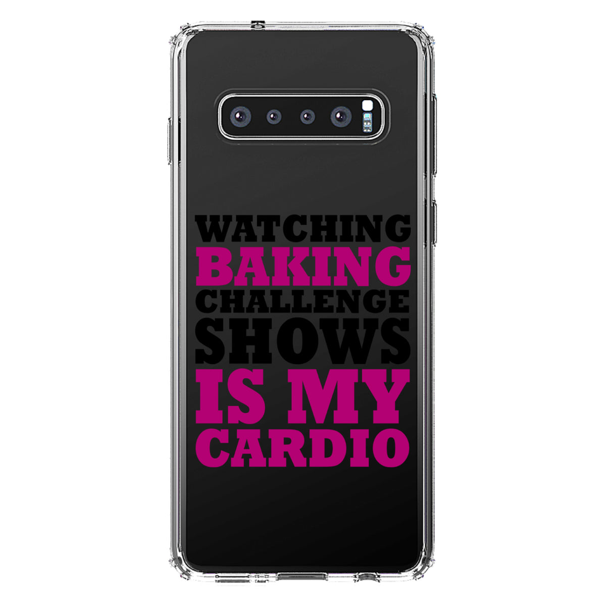 Watching Baking Shows is My Cardio Clear Shockproof iPhone Case, view 16