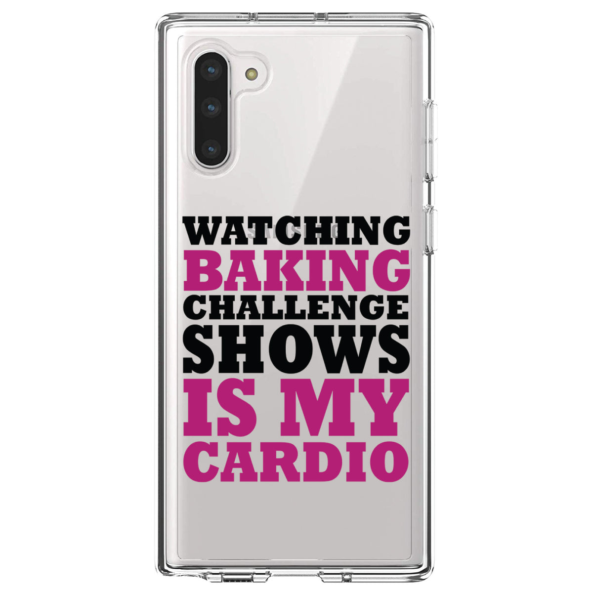 Watching Baking Shows is My Cardio Clear Shockproof iPhone Case, view 9
