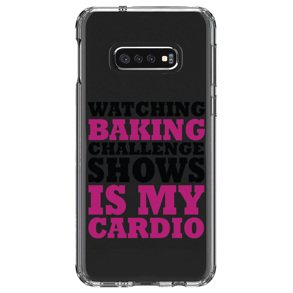 Watching Baking Shows is My Cardio Clear Shockproof iPhone Case, view 18