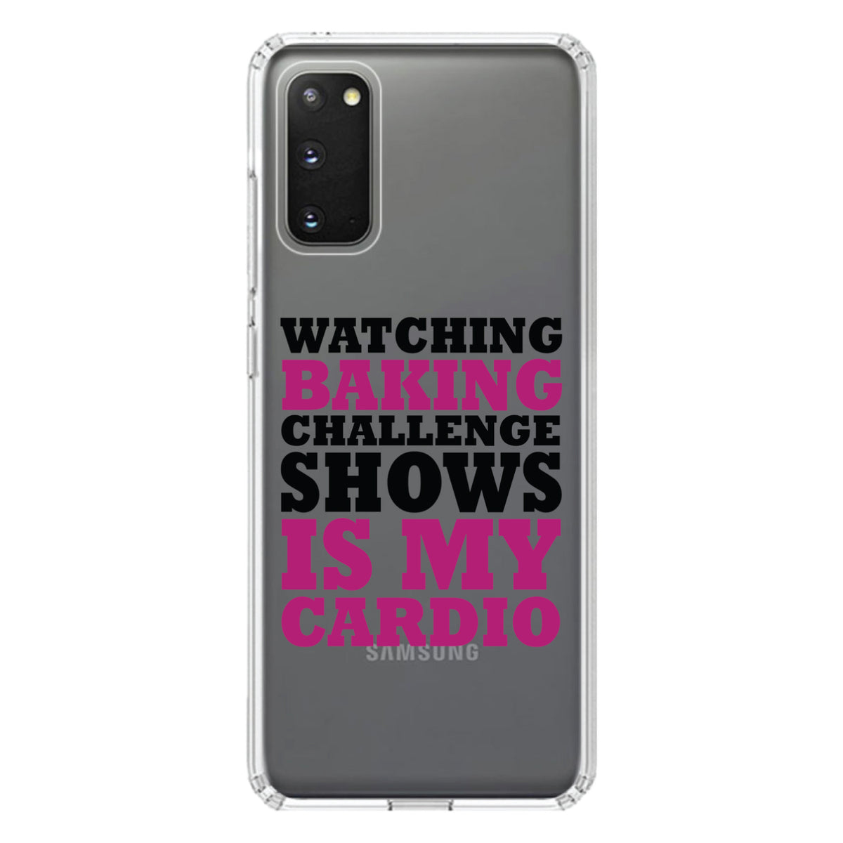 Watching Baking Shows is My Cardio Clear Shockproof iPhone Case, view 14