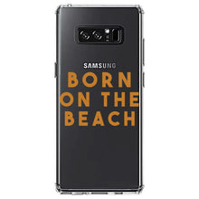 DistinctInk® Clear Shockproof Hybrid Case for Apple iPhone / Samsung Galaxy / Google Pixel - Born on the Beach