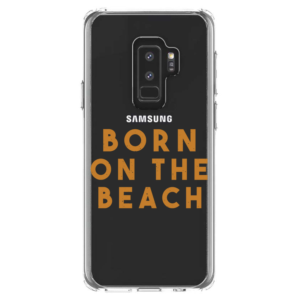 Born on the Beach Clear Shockproof iPhone Case, view 20