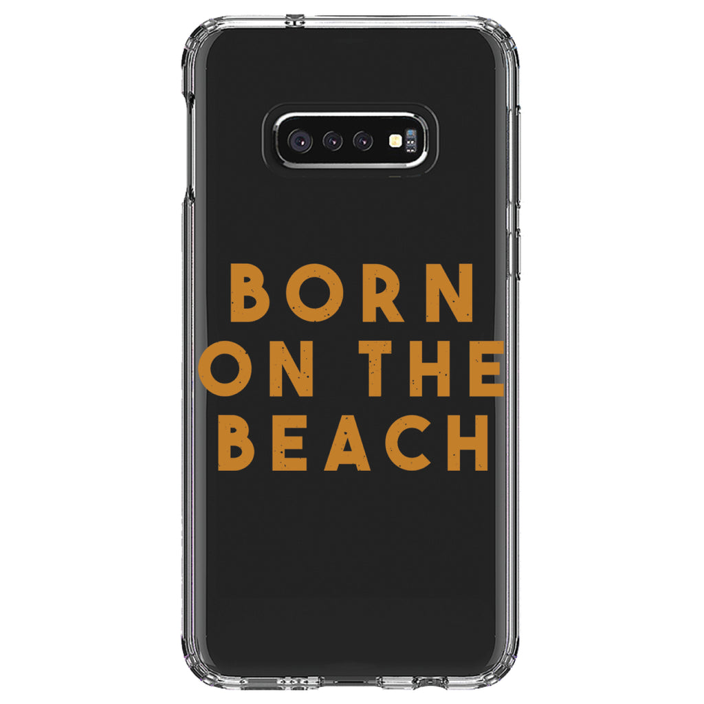 Born on the Beach Clear Shockproof iPhone Case, view 18