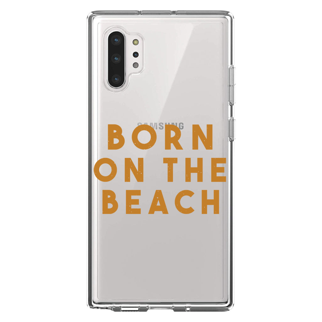 Born on the Beach Clear Shockproof iPhone Case, view 10