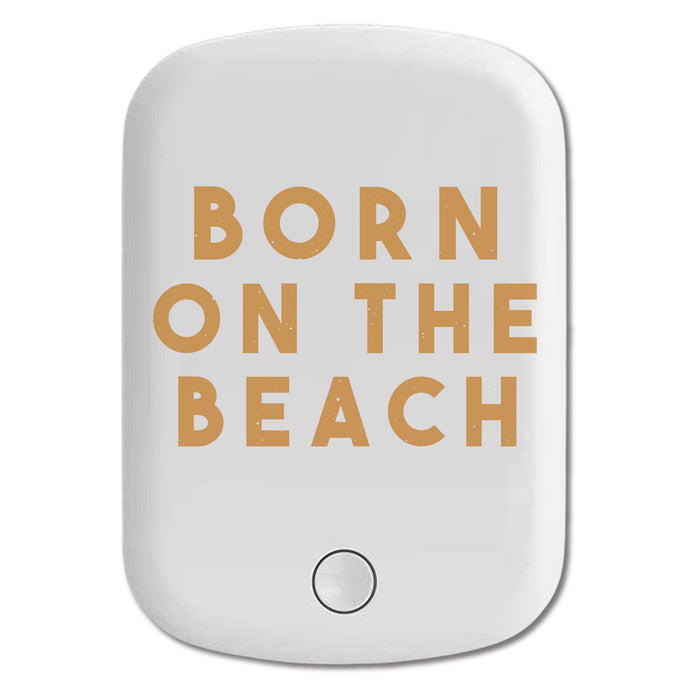 DistinctInk Magnetic Battery Pack, Wireless Portable Charger with USB-C Cable, Compatible with MagSafe iPhone 14 / 13 / 12 Series - Born on the Beach