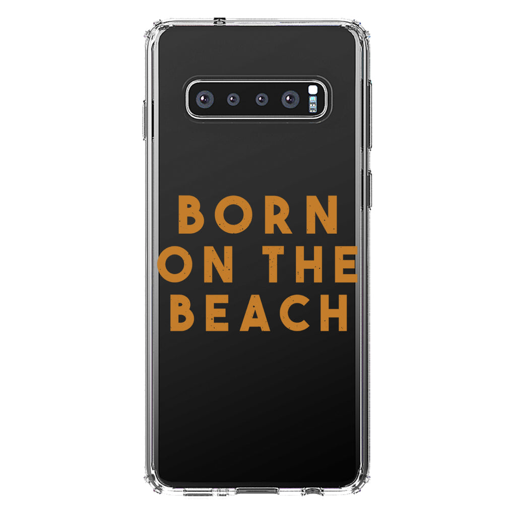 Born on the Beach Clear Shockproof iPhone Case, view 16