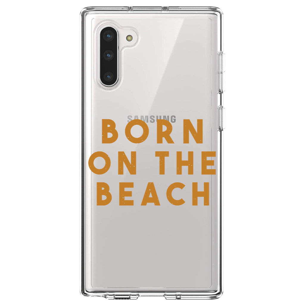 Born on the Beach Clear Shockproof iPhone Case, view 9