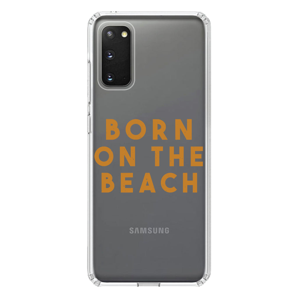 Born on the Beach Clear Shockproof iPhone Case, view 13