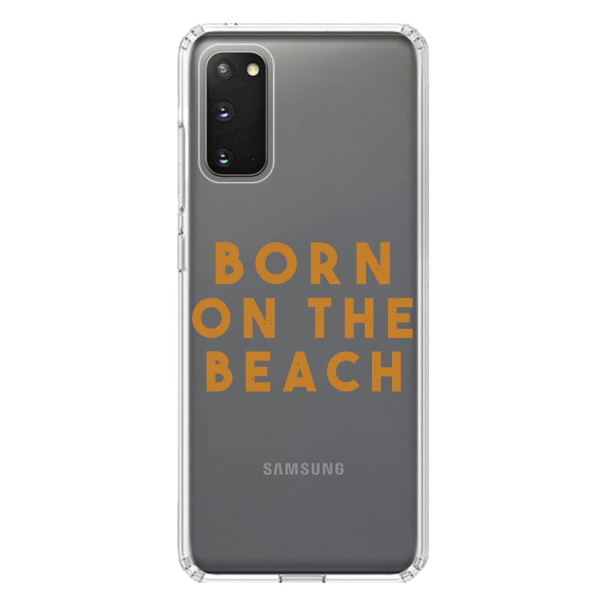 Born on the Beach Clear Shockproof iPhone Case, view 13