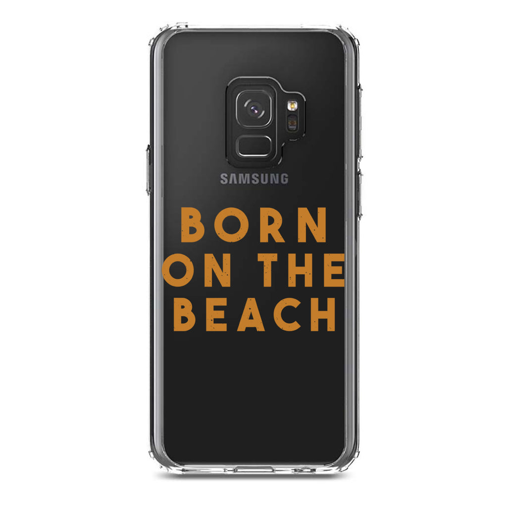 Born on the Beach Clear Shockproof iPhone Case, view 19