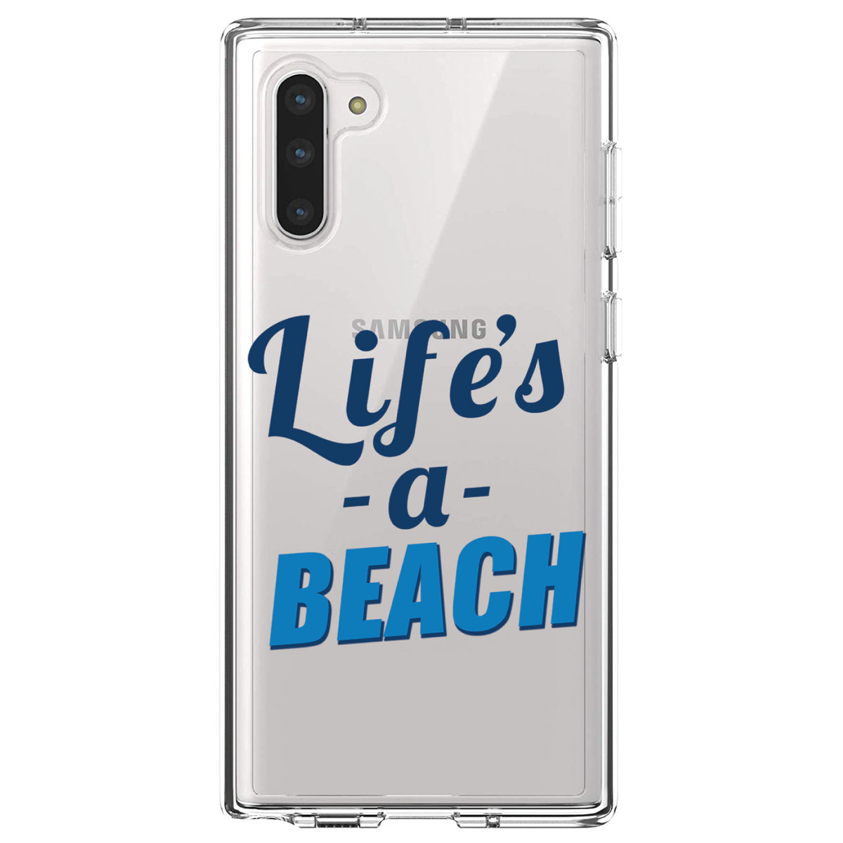 Life's a Beach Clear Shockproof iPhone Case, view 9