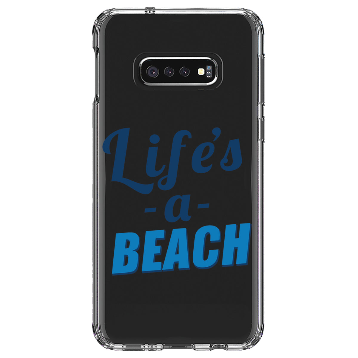 Life's a Beach Clear Shockproof iPhone Case, view 18