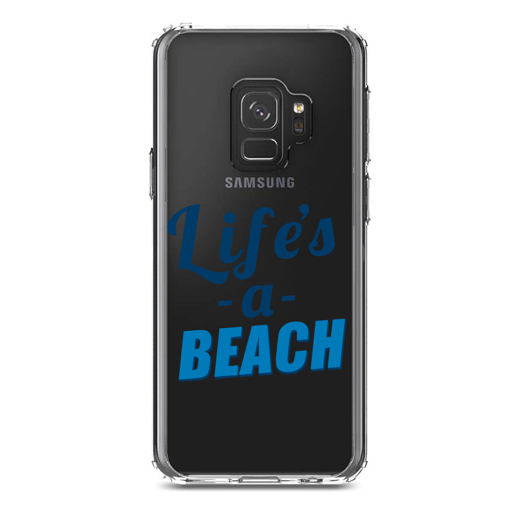 Life's a Beach Clear Shockproof iPhone Case, view 19