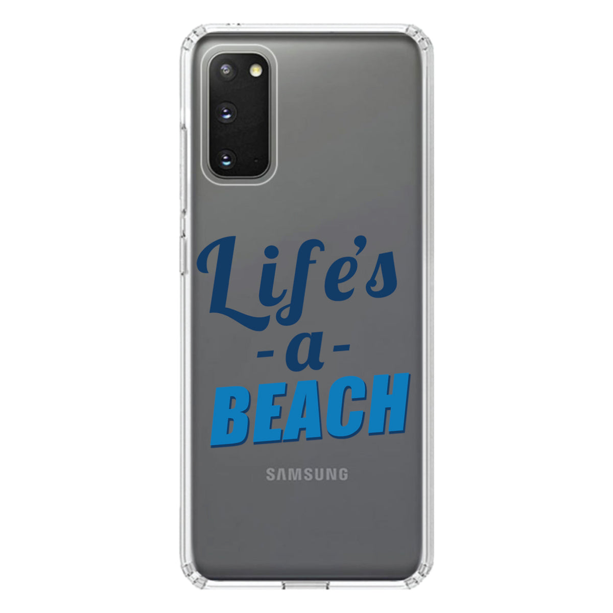 Life's a Beach Clear Shockproof iPhone Case, view 13