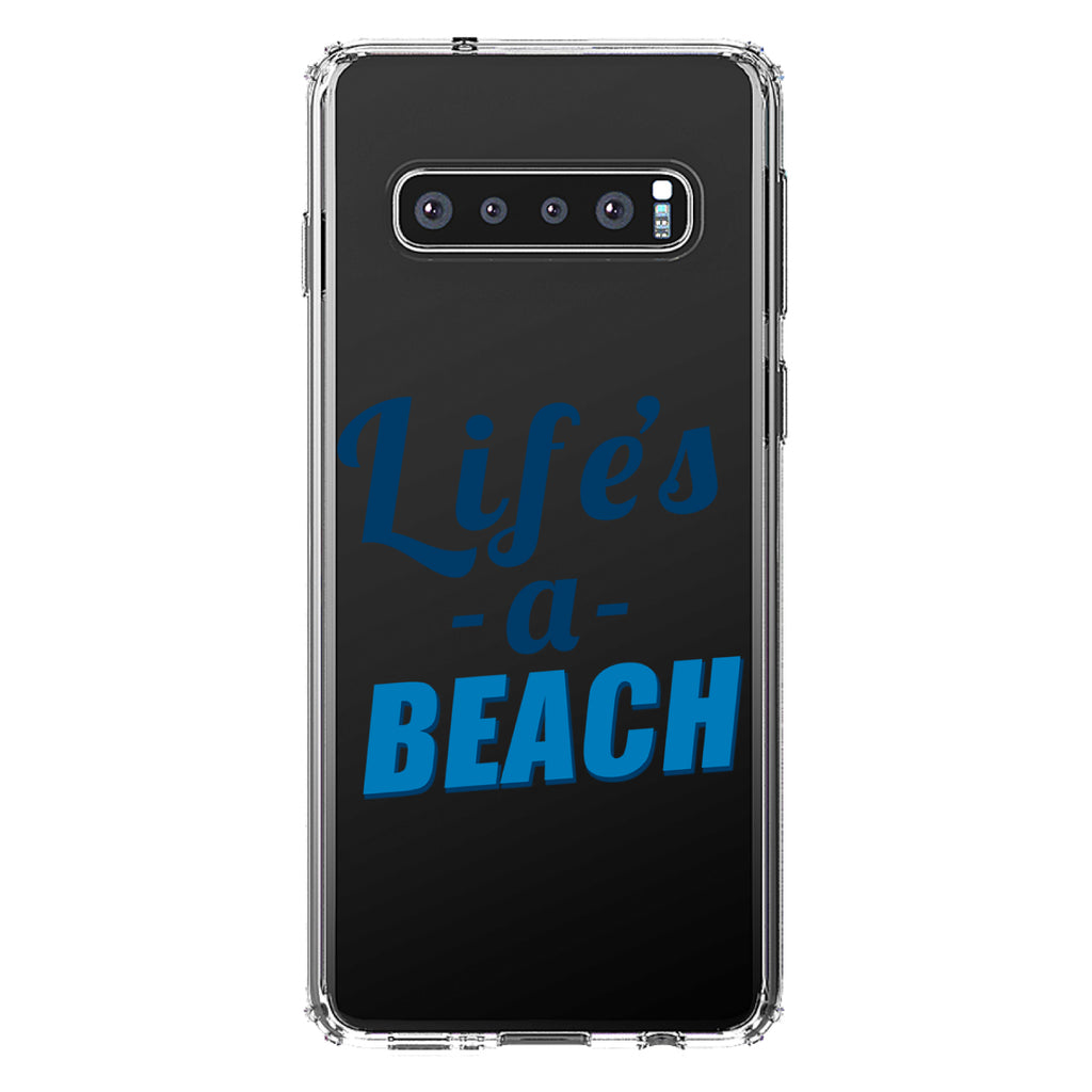 Life's a Beach Clear Shockproof iPhone Case, view 16