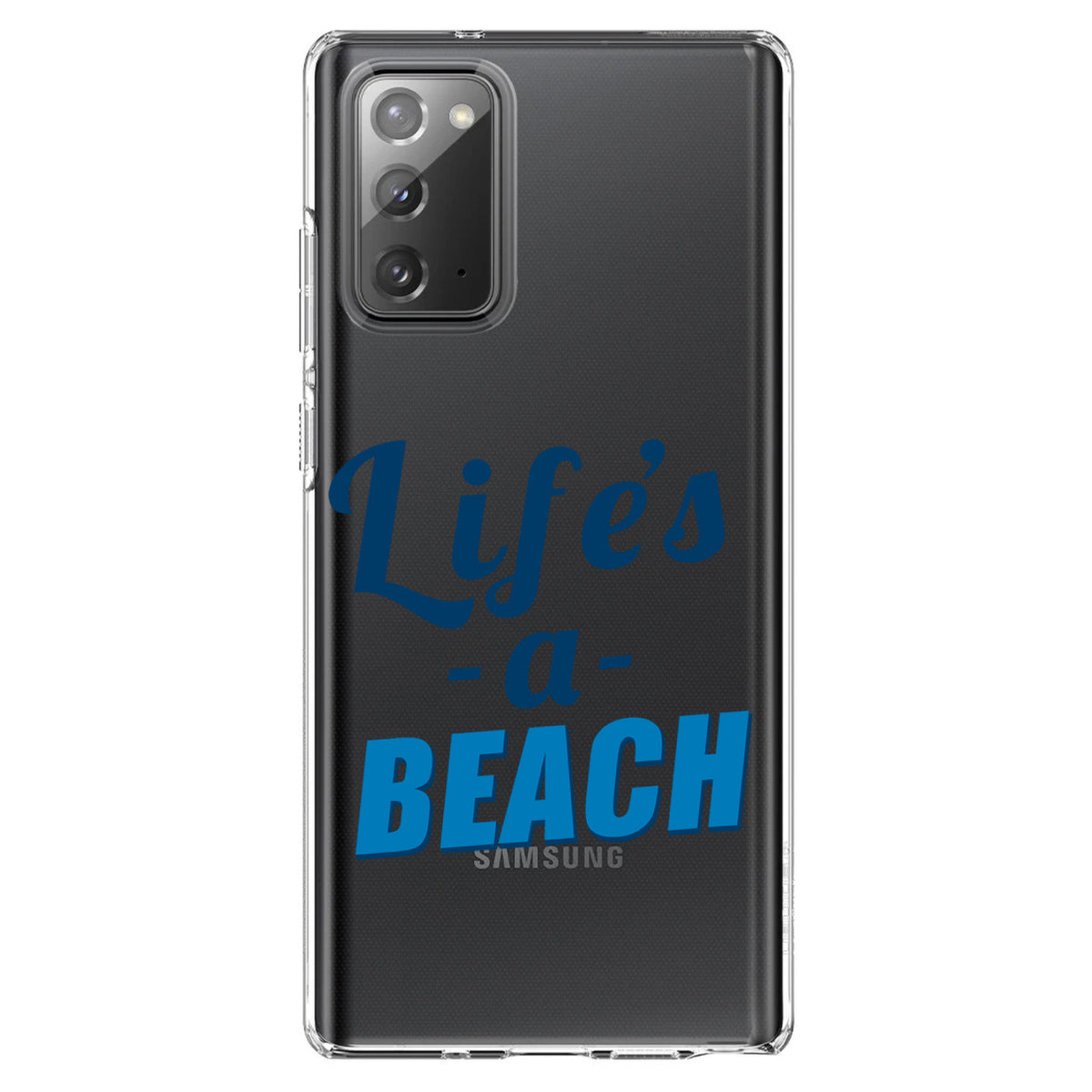 Life's a Beach Clear Shockproof iPhone Case, view 7