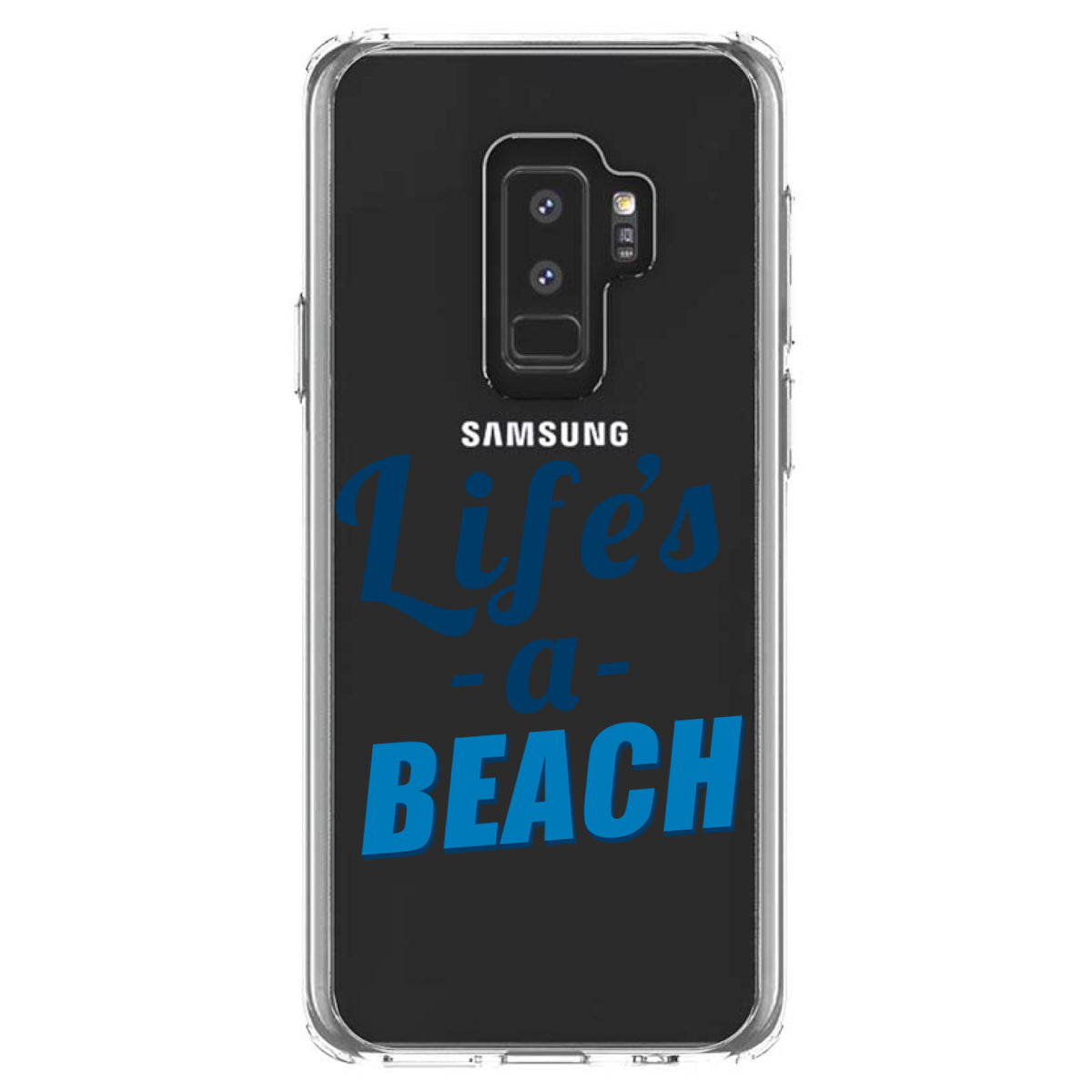 Life's a Beach Clear Shockproof iPhone Case, view 20