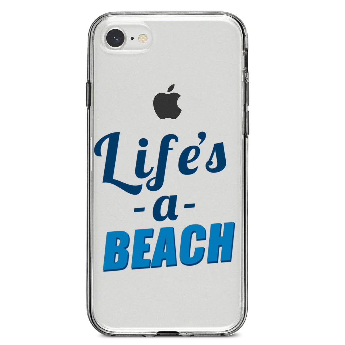 Life's a Beach Clear Shockproof iPhone Case, view 5