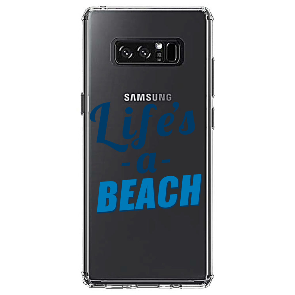 Life's a Beach Clear Shockproof iPhone Case, view 12