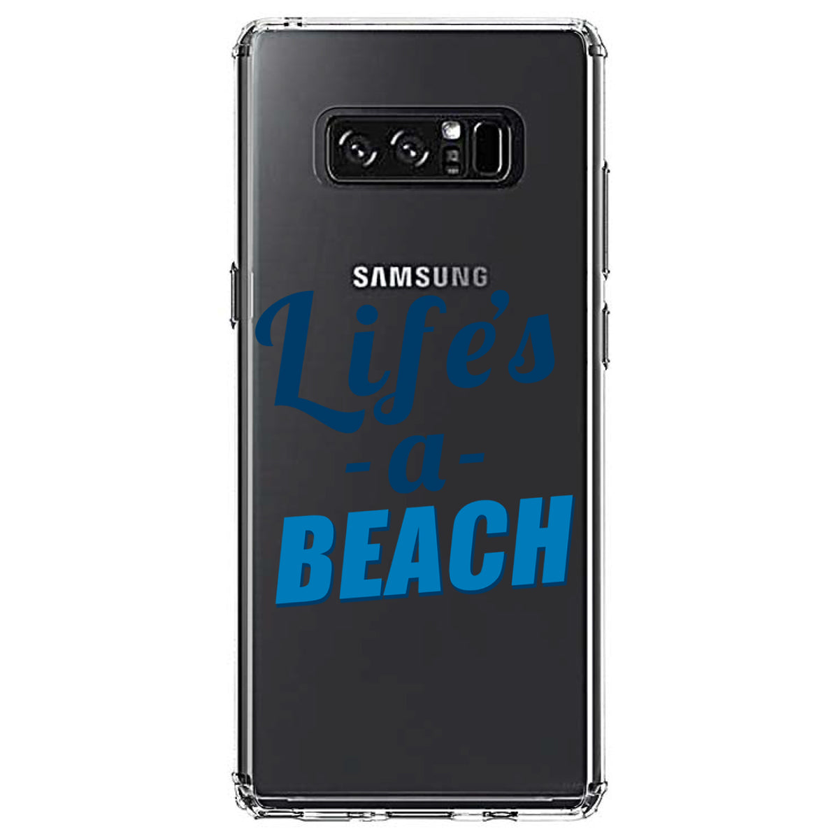 Life's a Beach Clear Shockproof iPhone Case, view 12