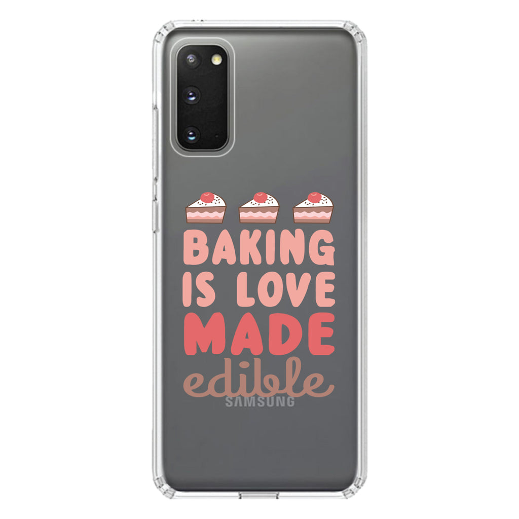 Back is Love Made Edible Clear Shockproof iPhone Case, view 15