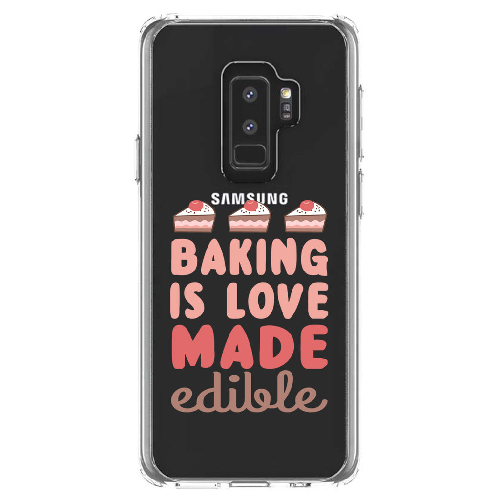 Back is Love Made Edible Clear Shockproof iPhone Case, view 20