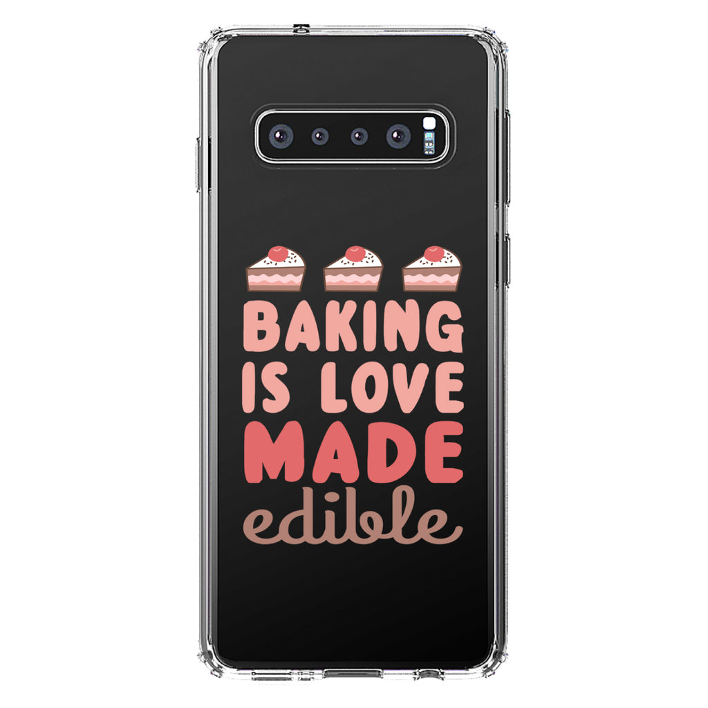 Back is Love Made Edible Clear Shockproof iPhone Case, view 16