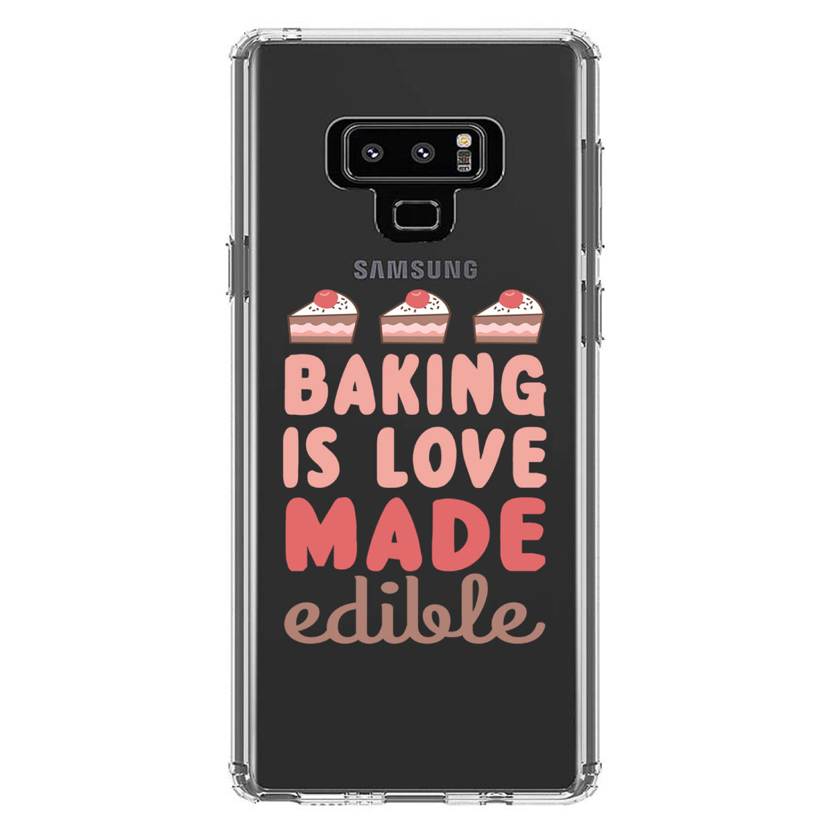 Back is Love Made Edible Clear Shockproof iPhone Case, view 11