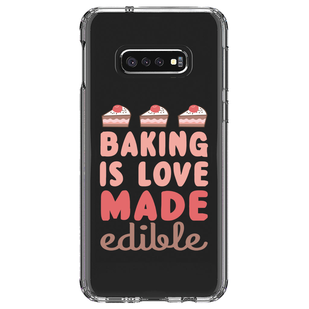 Back is Love Made Edible Clear Shockproof iPhone Case, view 18