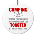 Friends & Marshmallows Get Toasted Ceramic Ornament
