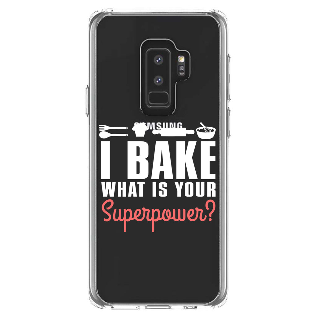 I Bake What is Your Superpower Clear Shockproof iPhone Case, view 20