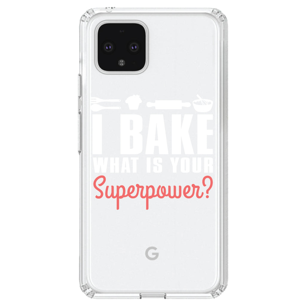 I Bake What is Your Superpower Clear Shockproof iPhone Case, view 24