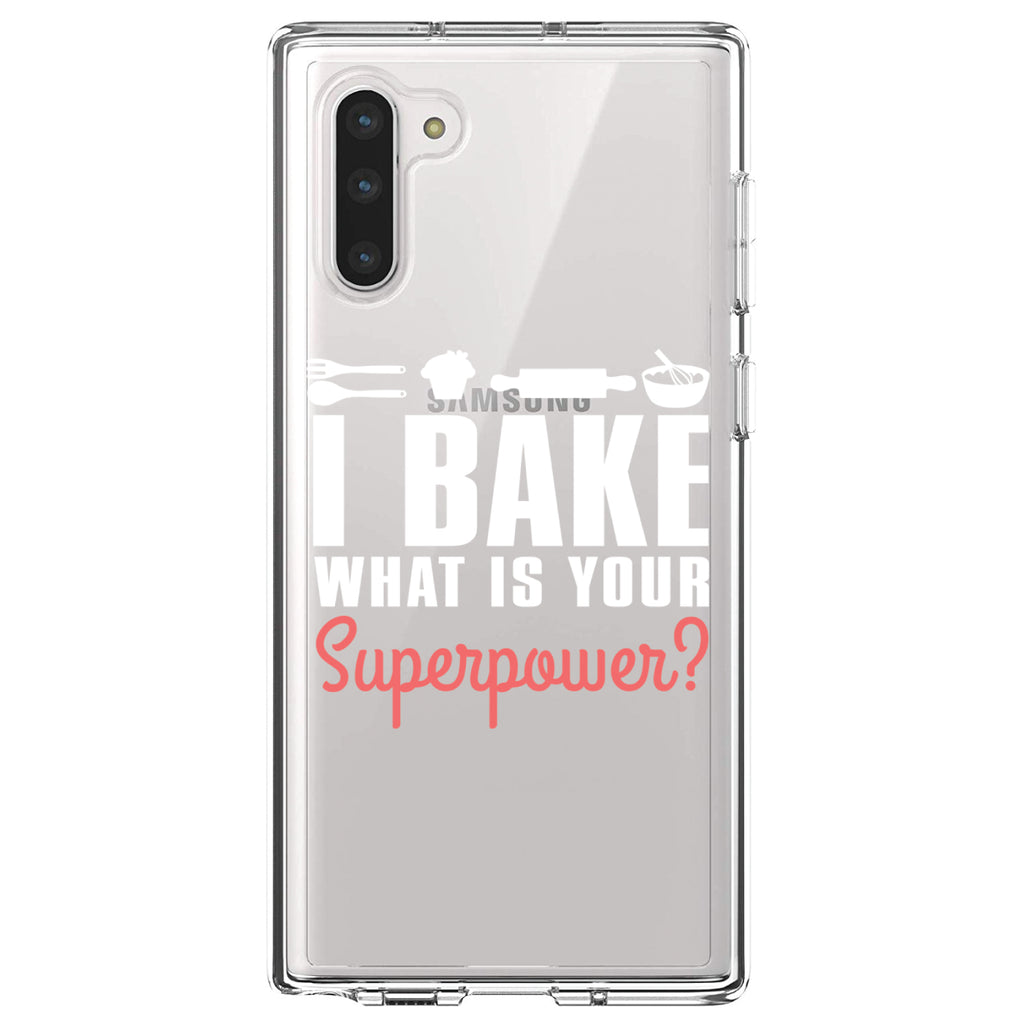 I Bake What is Your Superpower Clear Shockproof iPhone Case, view 9