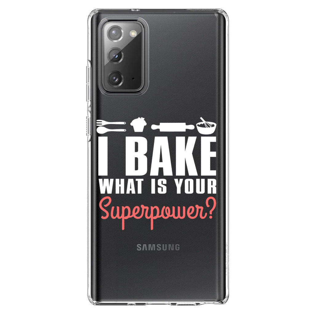 I Bake What is Your Superpower Clear Shockproof iPhone Case, view 7