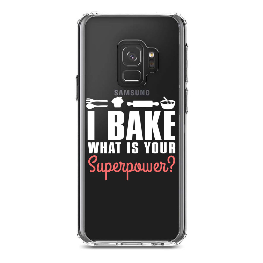 I Bake What is Your Superpower Clear Shockproof iPhone Case, view 19