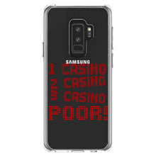 DistinctInk® Clear Shockproof Hybrid Case for Apple iPhone / Samsung Galaxy / Google Pixel - 1 Casino 2 Casino 3 Casino Poor