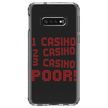 DistinctInk® Clear Shockproof Hybrid Case for Apple iPhone / Samsung Galaxy / Google Pixel - 1 Casino 2 Casino 3 Casino Poor