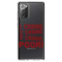 DistinctInk® Clear Shockproof Hybrid Case for Apple iPhone / Samsung Galaxy / Google Pixel - 1 Casino 2 Casino 3 Casino Poor
