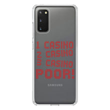 DistinctInk® Clear Shockproof Hybrid Case for Apple iPhone / Samsung Galaxy / Google Pixel - 1 Casino 2 Casino 3 Casino Poor