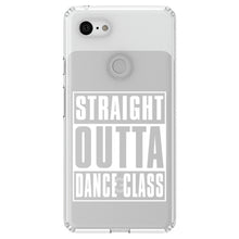 DistinctInk® Clear Shockproof Hybrid Case for Apple iPhone / Samsung Galaxy / Google Pixel - Straight Outta Dance Class