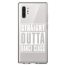 DistinctInk® Clear Shockproof Hybrid Case for Apple iPhone / Samsung Galaxy / Google Pixel - Straight Outta Dance Class