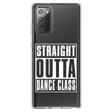DistinctInk® Clear Shockproof Hybrid Case for Apple iPhone / Samsung Galaxy / Google Pixel - Straight Outta Dance Class