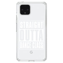 DistinctInk® Clear Shockproof Hybrid Case for Apple iPhone / Samsung Galaxy / Google Pixel - Straight Outta Dance Class