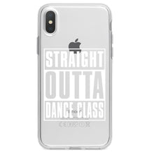 DistinctInk® Clear Shockproof Hybrid Case for Apple iPhone / Samsung Galaxy / Google Pixel - Straight Outta Dance Class
